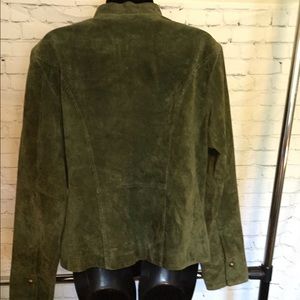 Olive Suede Jacket